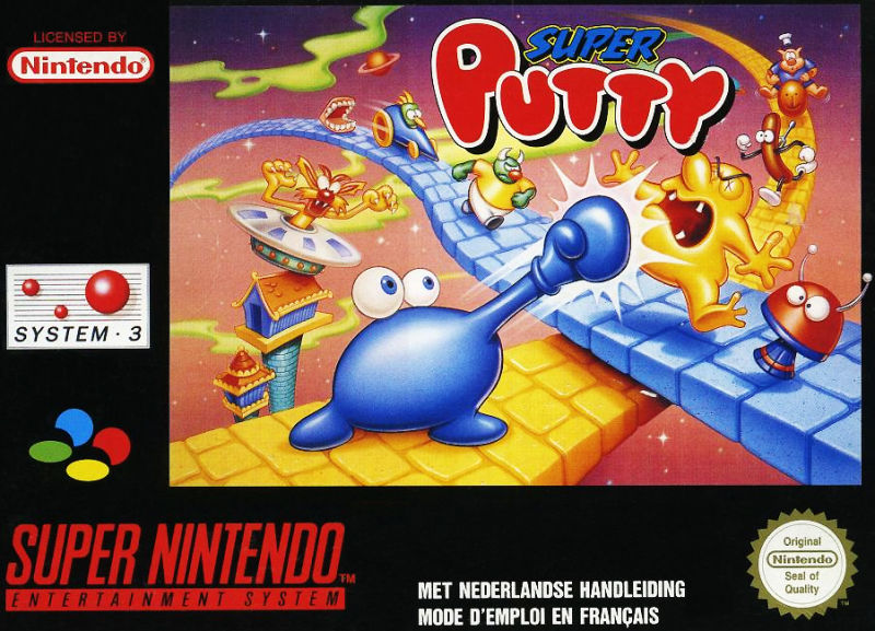 Front cover of Super Putty for Super Nintendo