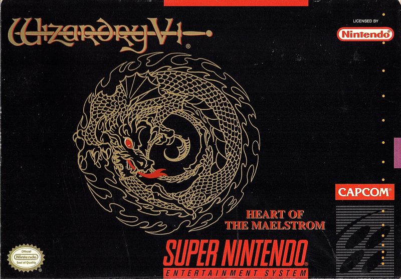 Front cover of Wizardry V: Heart of the Maelstrom for Super Nintendo