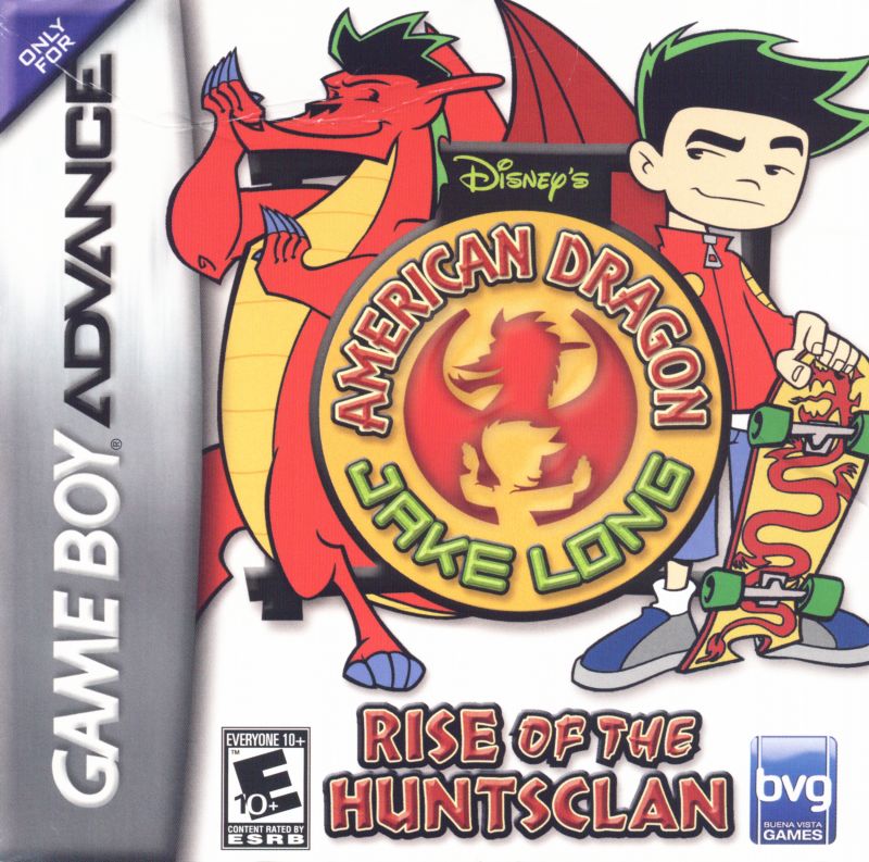 Front cover of Disney's American Dragon: Jake Long - Rise of the Huntsclan! for Game Boy Advance