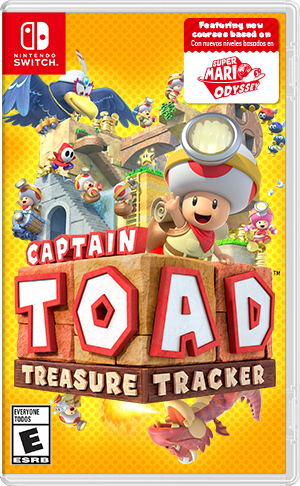 Front cover of Captain Toad: Treasure Tracker for Nintendo Switch