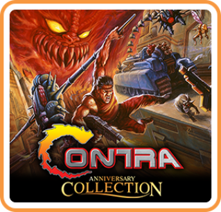 Front cover of Contra: Anniversary Collection for Nintendo Switch