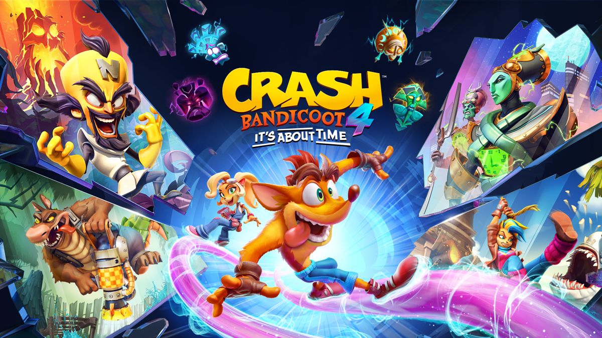 Front cover of Crash Bandicoot 4: It's About Time for Nintendo Switch