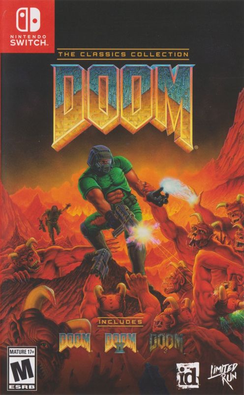 Front cover of Doom: The Classics Collection for Nintendo Switch