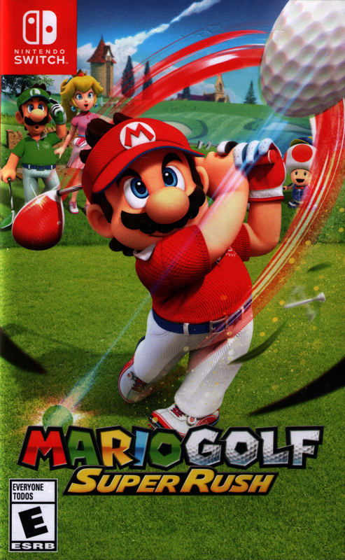 Front cover of Mario Golf: Super Rush for Nintendo Switch