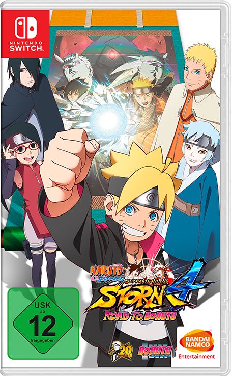 Front cover of Naruto Shippuden: Ultimate Ninja Storm 4 - Road to Boruto for Nintendo Switch