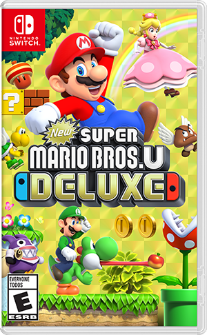 Front cover of New Super Mario Bros. U Deluxe for Nintendo Switch