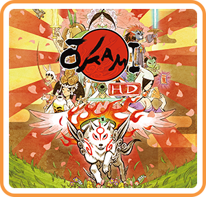 Front cover of Ōkami for Nintendo Switch