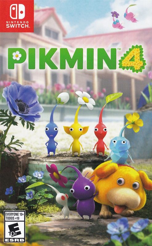 Front cover of Pikmin 4 for Nintendo Switch