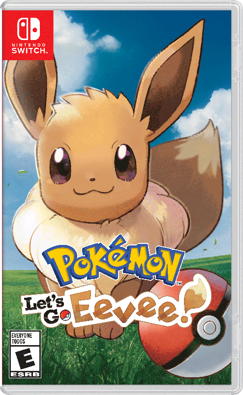 Front cover of Pokémon: Let's Go, Eevee! for Nintendo Switch