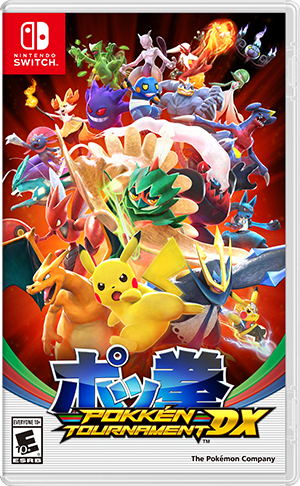 Front cover of Pokkén Tournament DX for Nintendo Switch