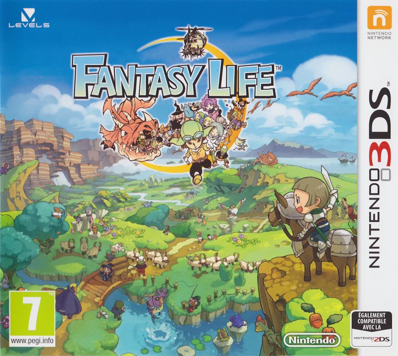 Front cover of Fantasy Life for 3DS