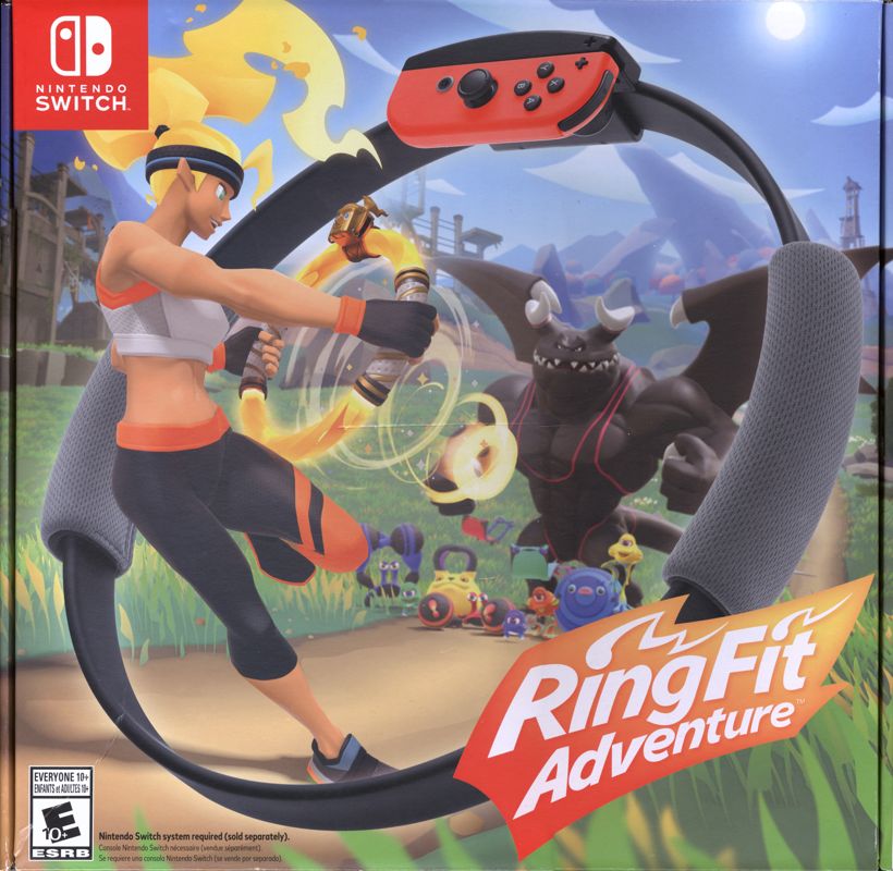 Front cover of Ring Fit Adventure for Nintendo Switch