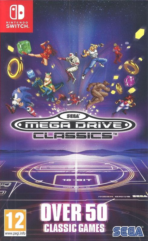 Front cover of Sega Genesis Classics for Nintendo Switch