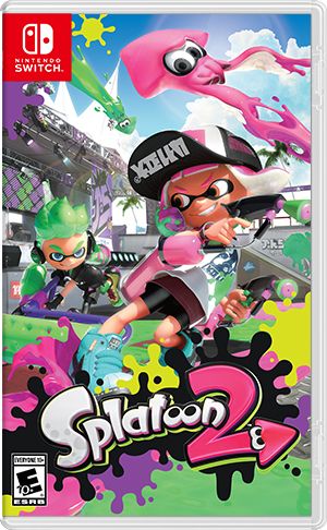 Front cover of Splatoon 2 for Nintendo Switch