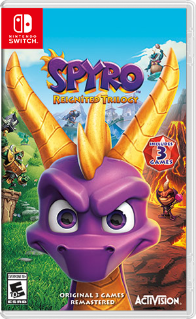 Front cover of Spyro: Reignited Trilogy for Nintendo Switch