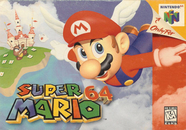 Front cover of Super Mario 64 for Nintendo Switch