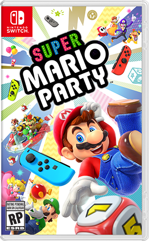 Front cover of Super Mario Party for Nintendo Switch