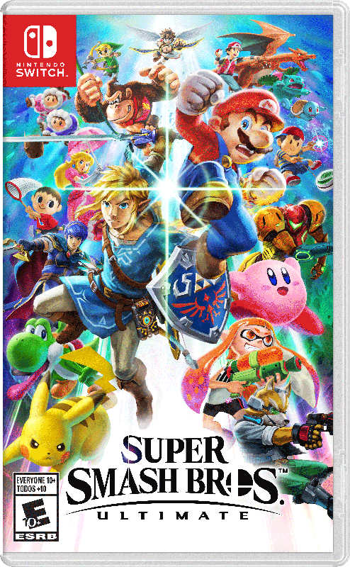 Front cover of Super Smash Bros. Ultimate for Nintendo Switch