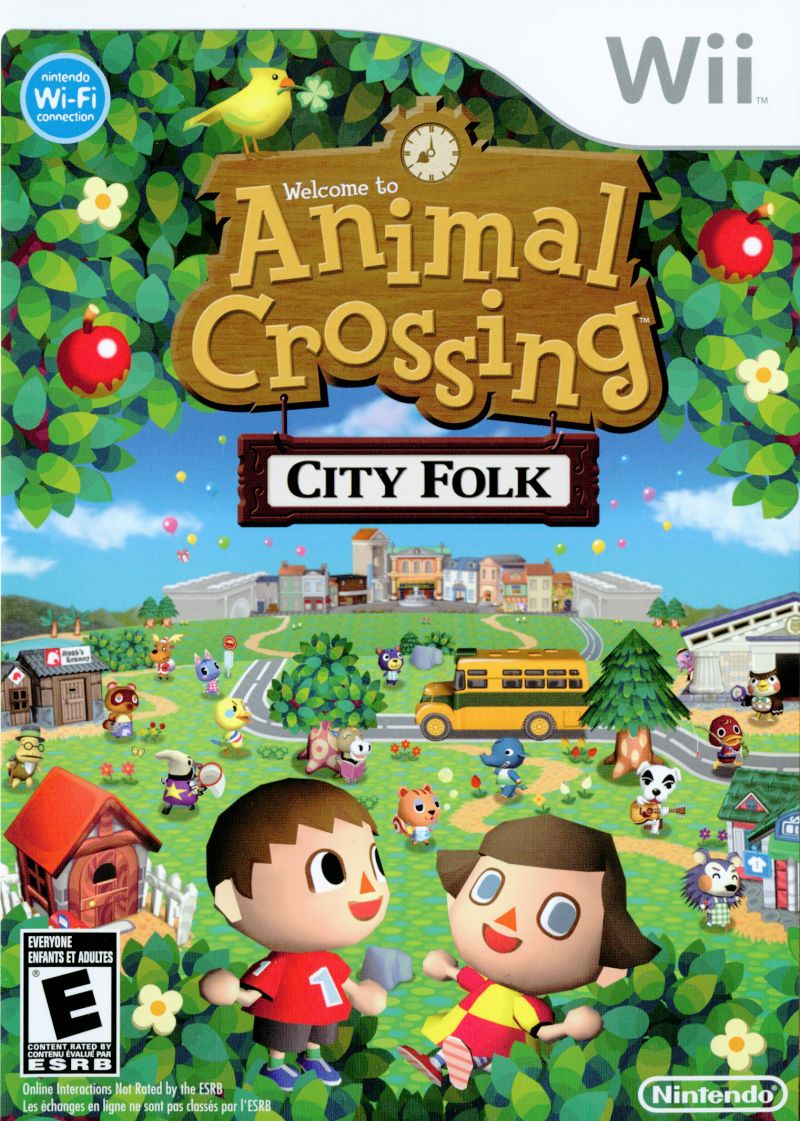 Front cover of Animal Crossing: City Folk for Wii