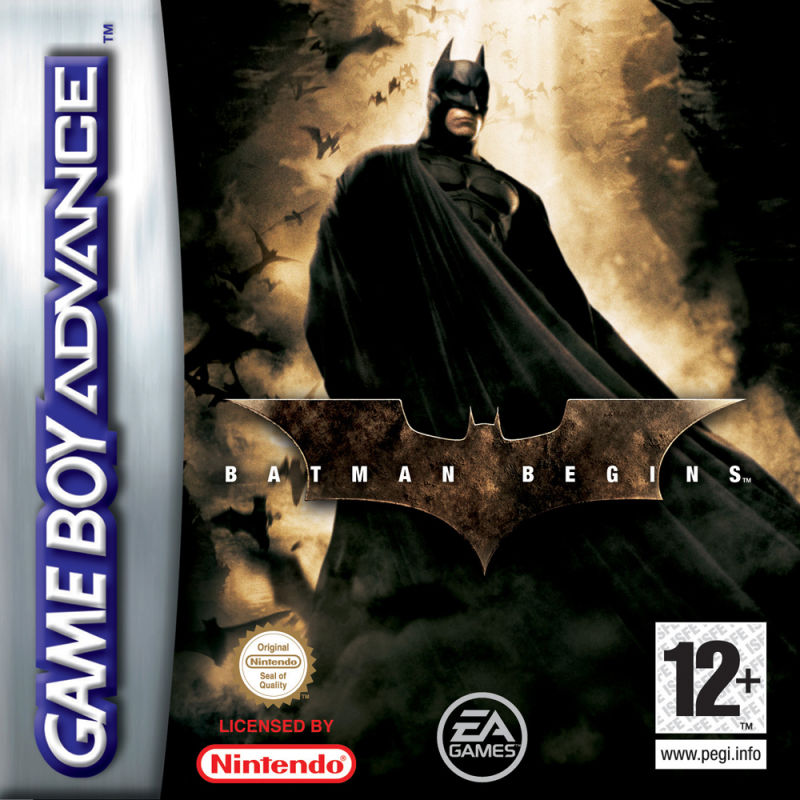 Front cover of Batman Begins for Game Boy Advance