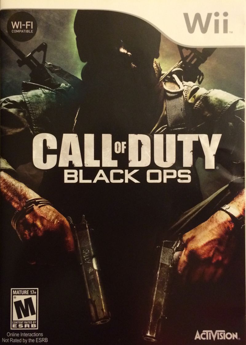 Front cover of Call of Duty: Black Ops for Wii