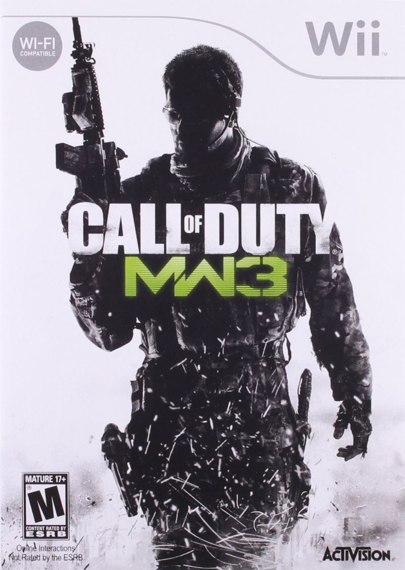 Front cover of Call of Duty: MW3 for Wii