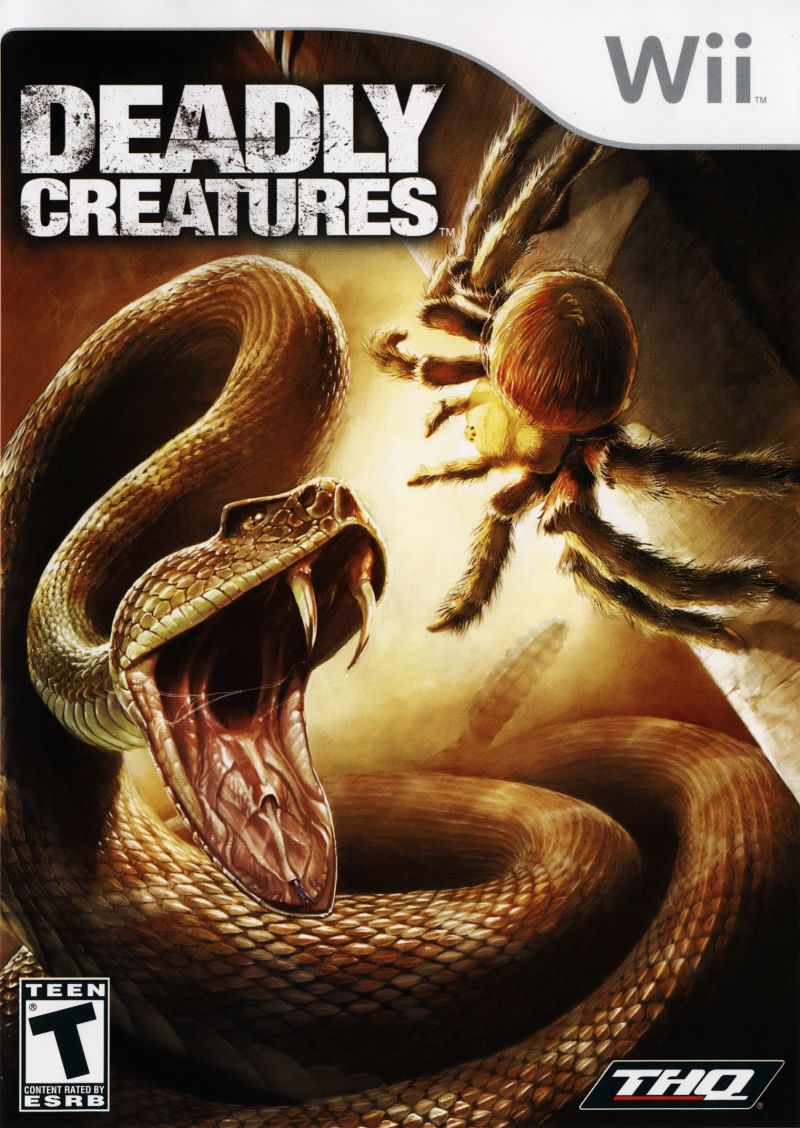 Front cover of Deadly Creatures for Wii