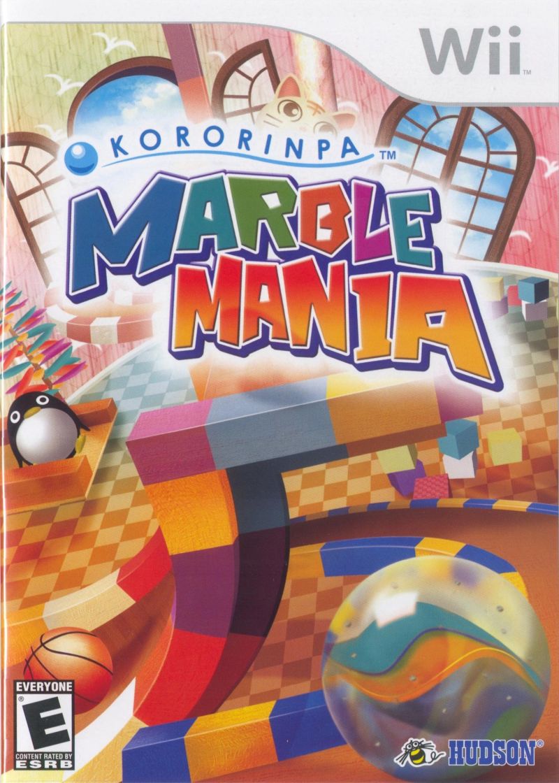 Front cover of Kororinpa: Marble Mania for Wii