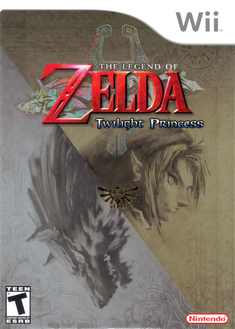 Front cover of The Legend of Zelda: Twilight Princess for Wii