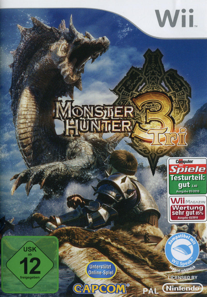 Front cover of Monster Hunter Tri for Wii