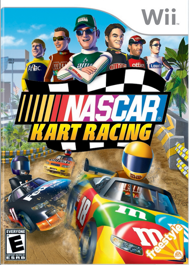 Front cover of NASCAR: Kart Racing for Wii