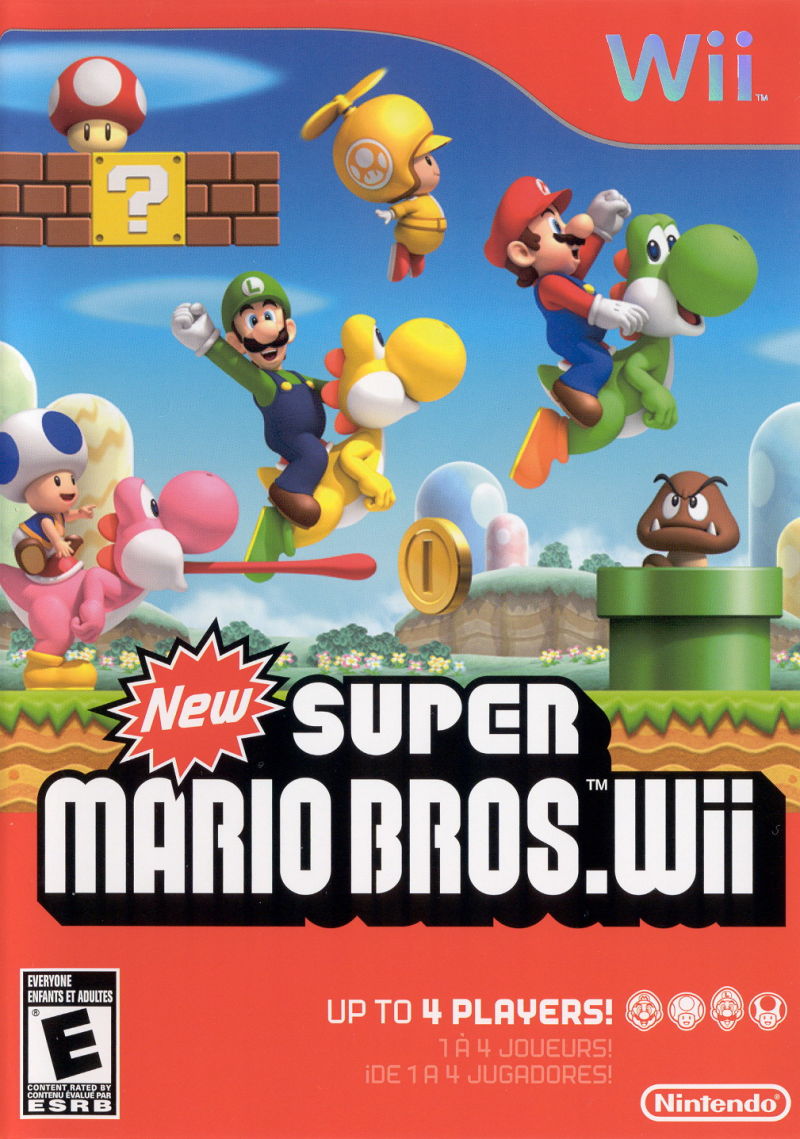 Front cover of New Super Mario Bros. Wii for Wii