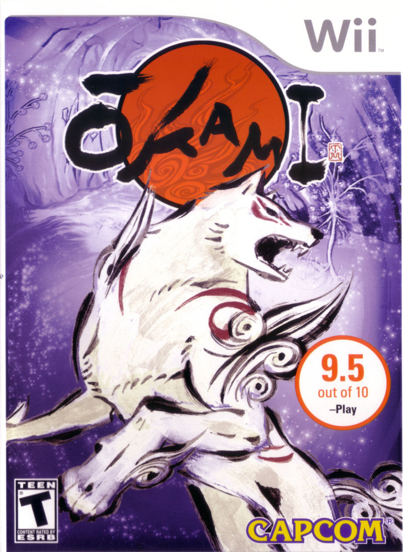 Front cover of Ōkami for Wii