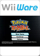 Front cover of Pokémon Rumble for Wii