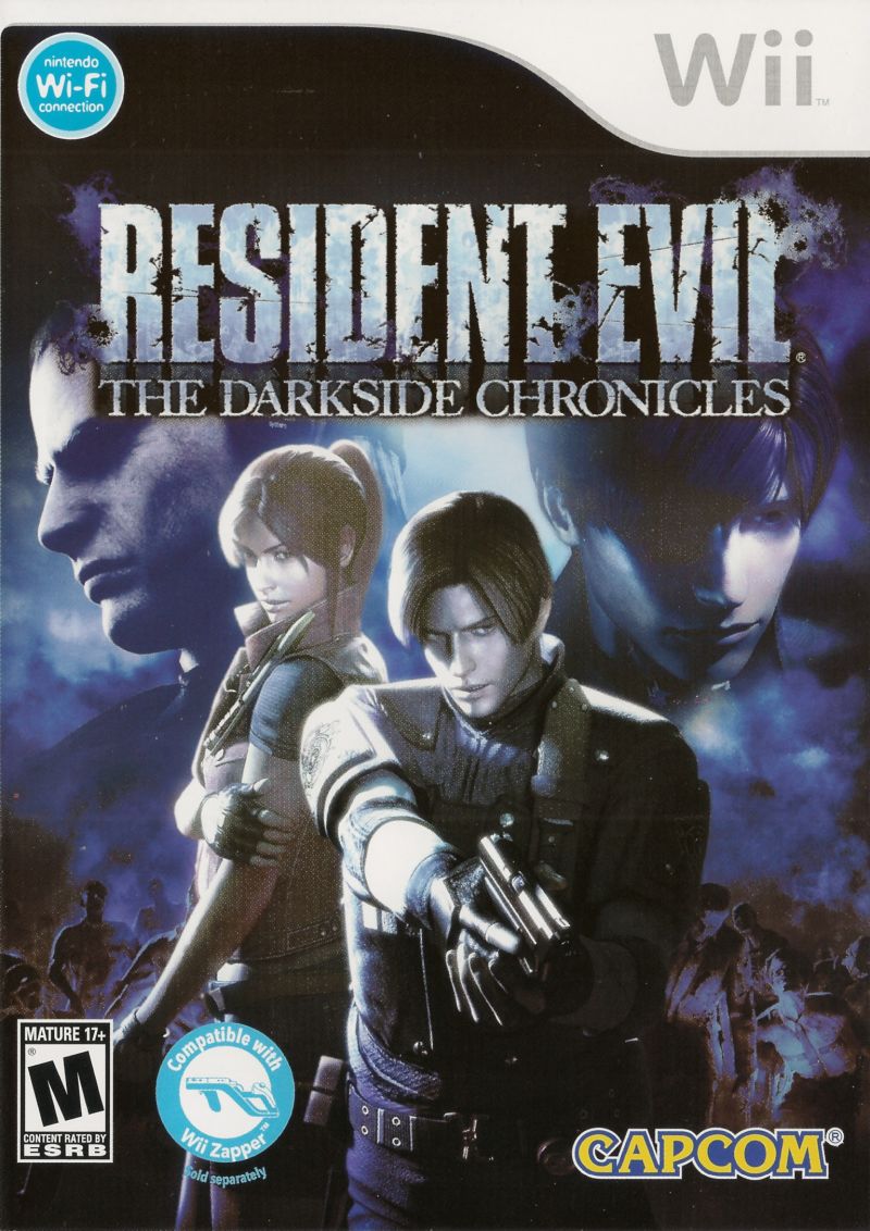 Front cover of Resident Evil: The Darkside Chronicles for Wii