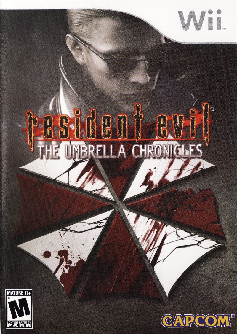 Front cover of Resident Evil: The Umbrella Chronicles for Wii