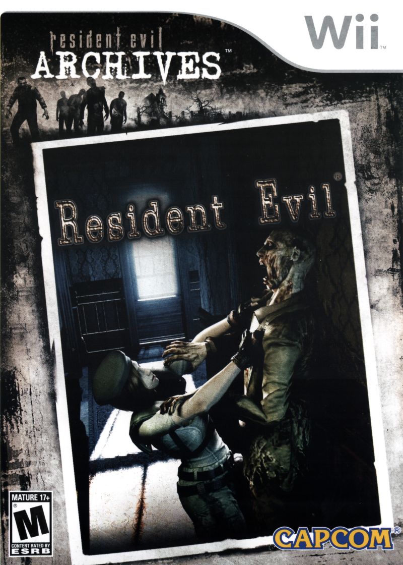 Front cover of Resident Evil Archives: Resident Evil for Wii