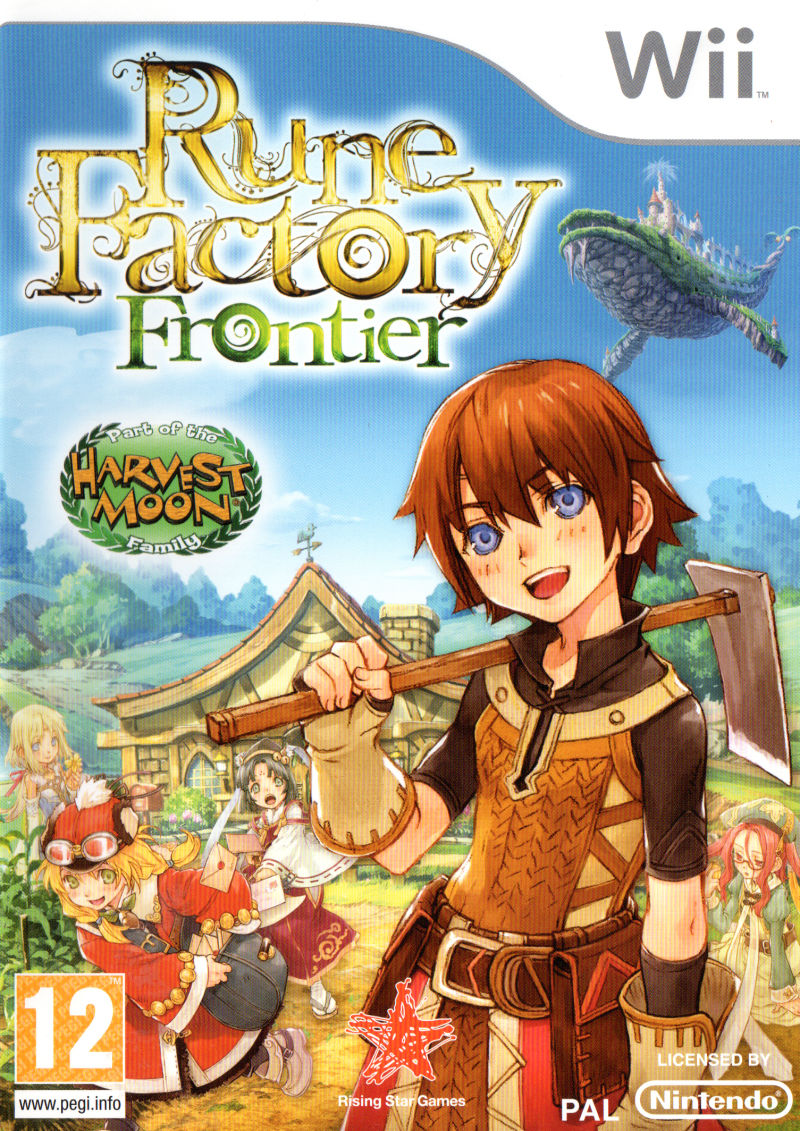 Front cover of Rune Factory: Frontier for Wii