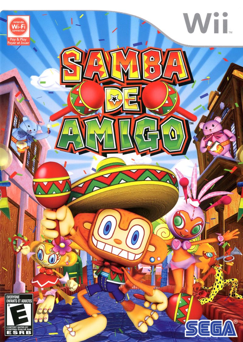 Front cover of Samba de Amigo for Wii