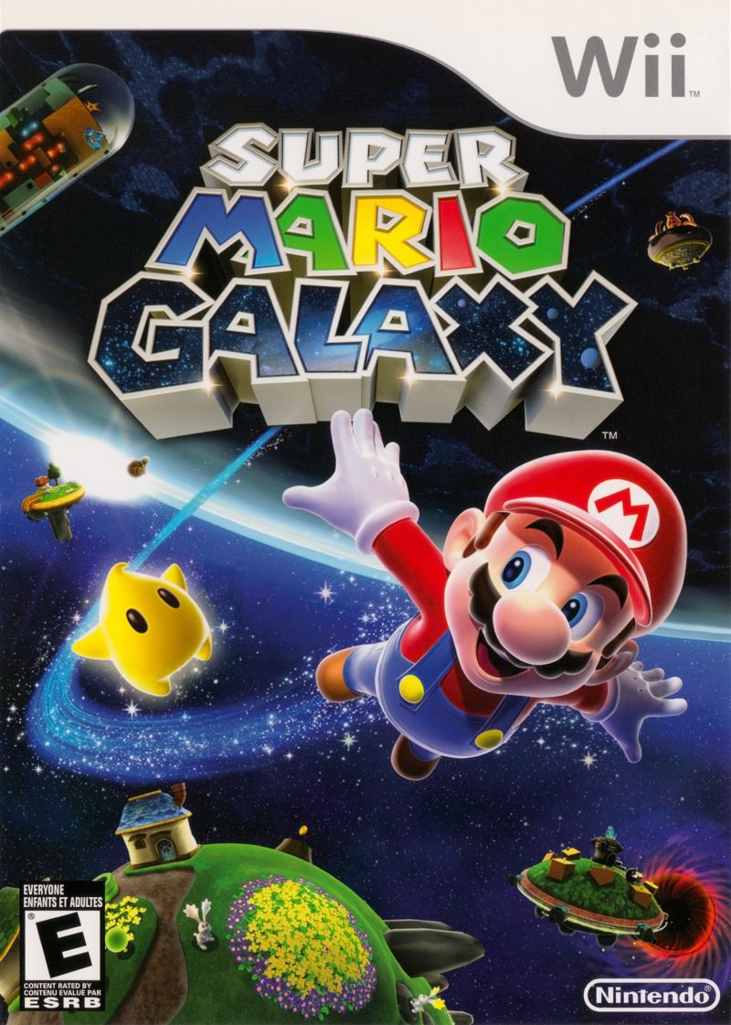 Front cover of Super Mario Galaxy for Wii