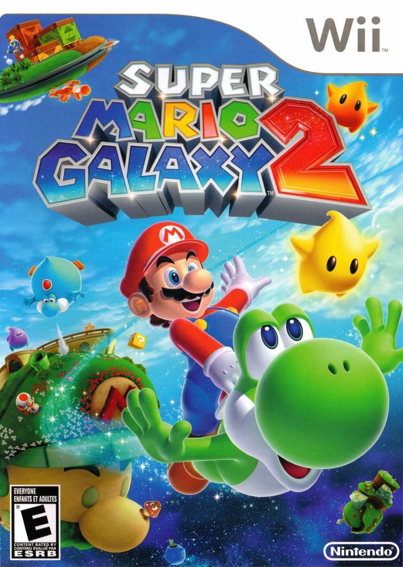 Front cover of Super Mario Galaxy 2 for Wii