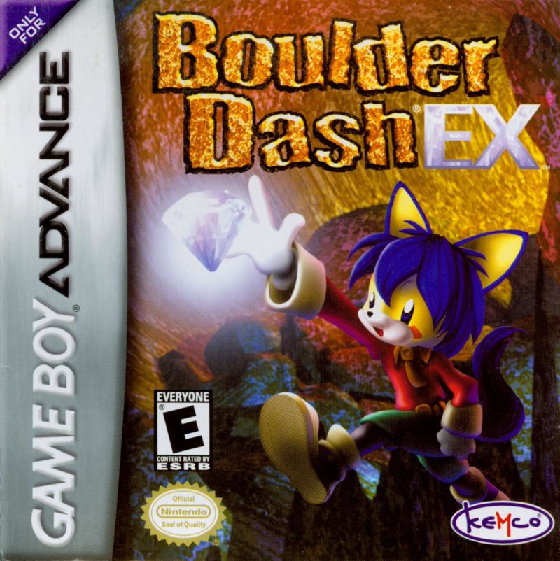 Front cover of Boulder Dash EX for Game Boy Advance