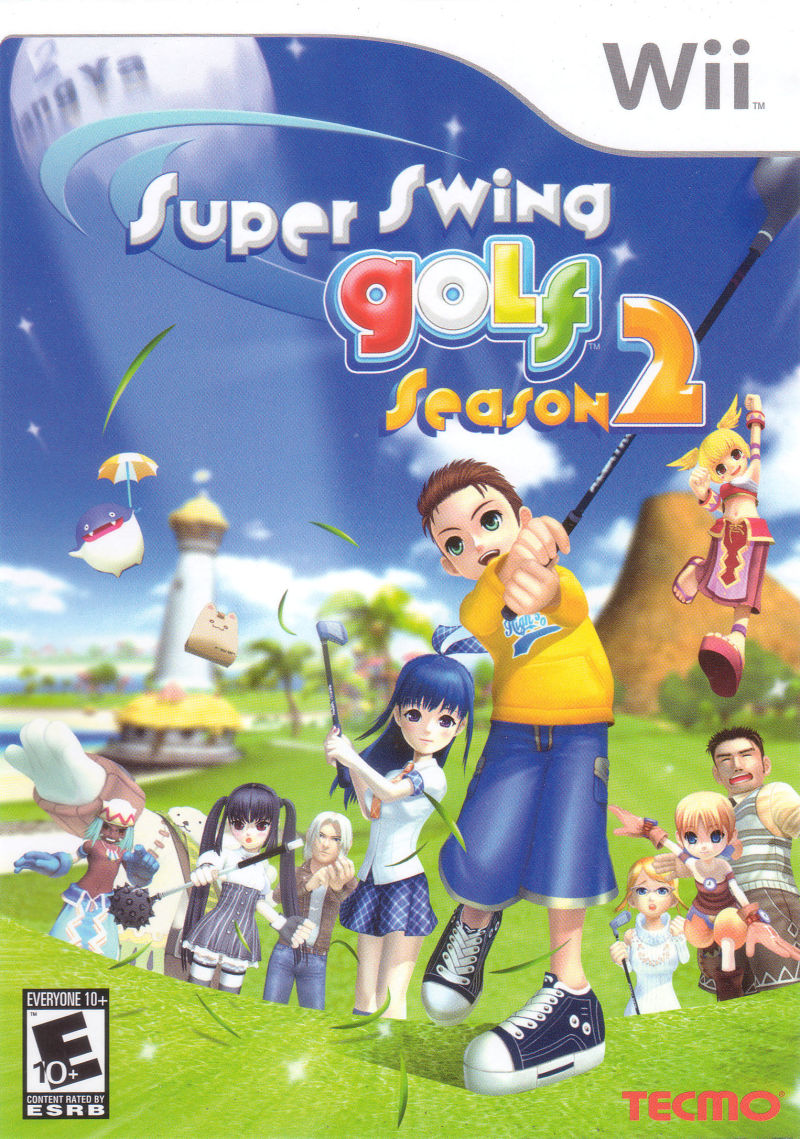 Front cover of Super Swing Golf Season 2 for Wii