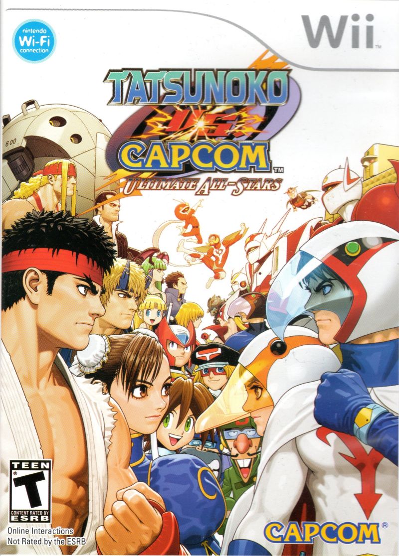 Front cover of Tatsunoko vs. Capcom: Ultimate All-Stars for Wii