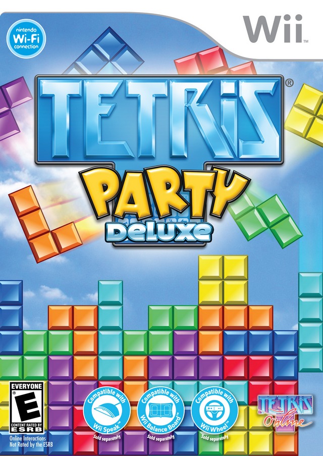 Front cover of Tetris Party Deluxe for Wii