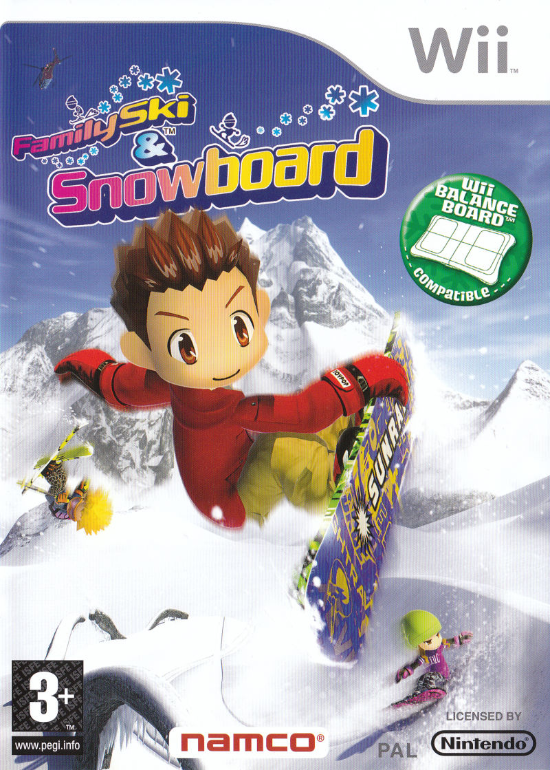 Front cover of We Ski & Snowboard for Wii