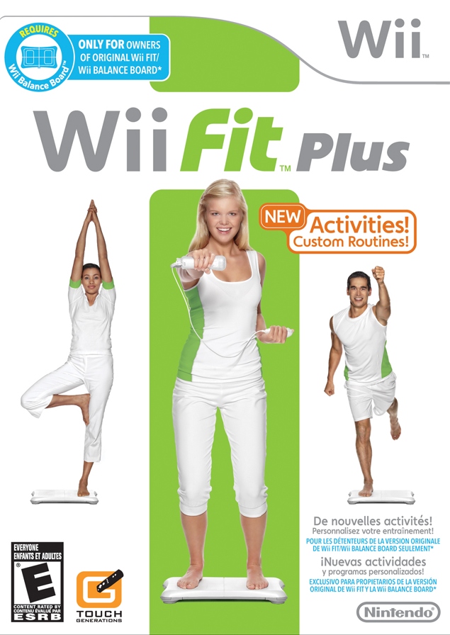 Front cover of Wii Fit Plus for Nintendo Wii