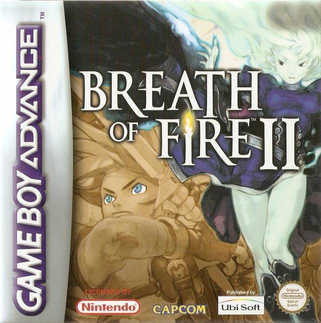 Front cover of Breath of Fire II for Game Boy Advance