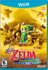 Front cover of The Legend of Zelda: The Wind Waker for Wii U