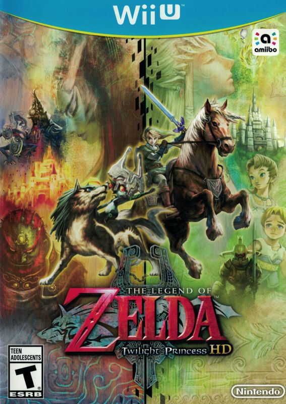 Front cover of The Legend of Zelda: Twilight Princess for Wii U